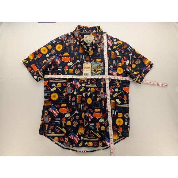 NWT RSVLTS Ron Swanson's Shirt of Greatness Button Down Shirt in Medium - Picture 6 of 7